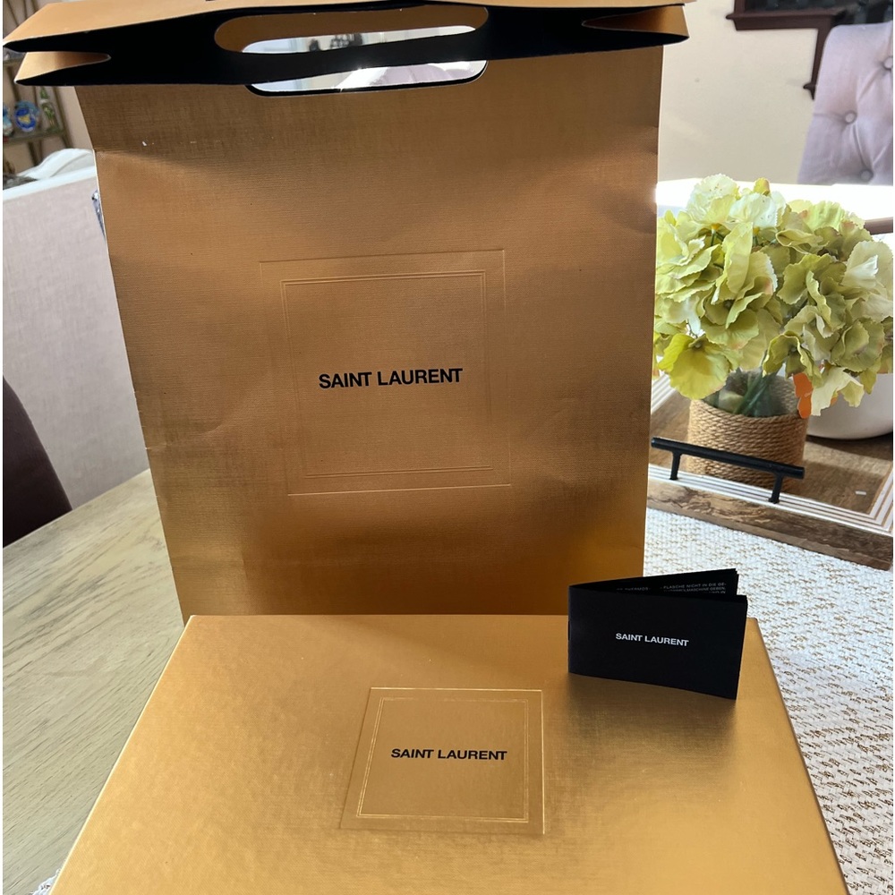 YSL Gold empty gift box